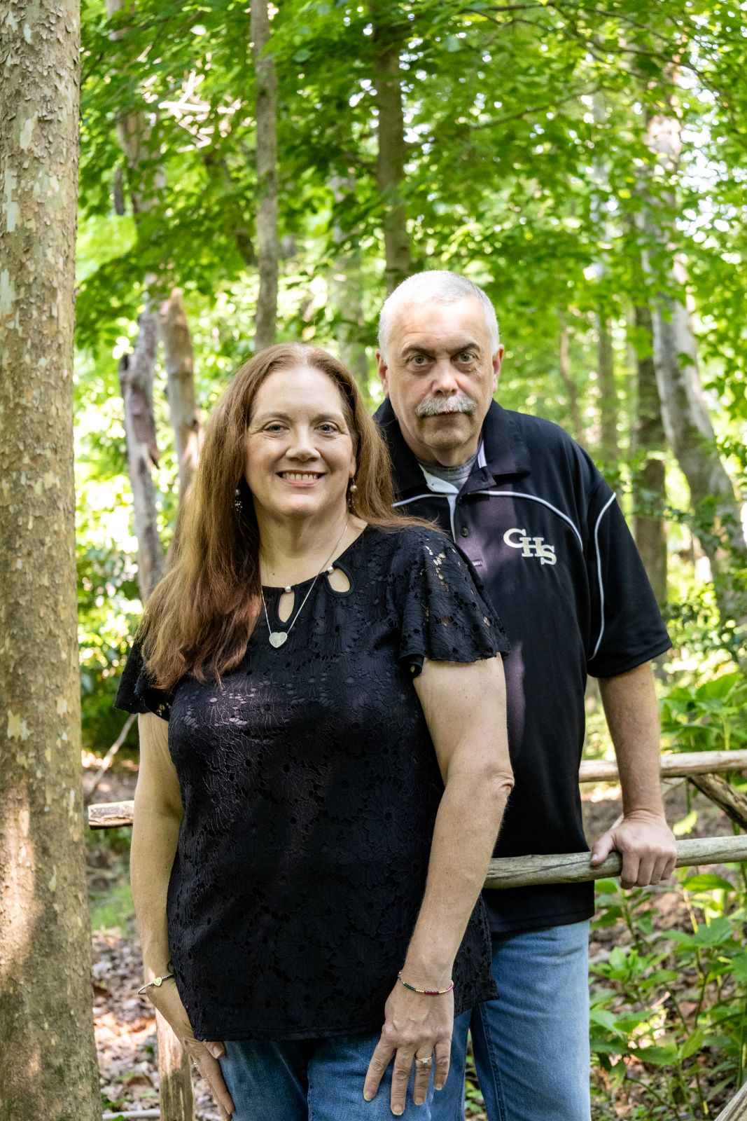 Engagement photography with golden hour light