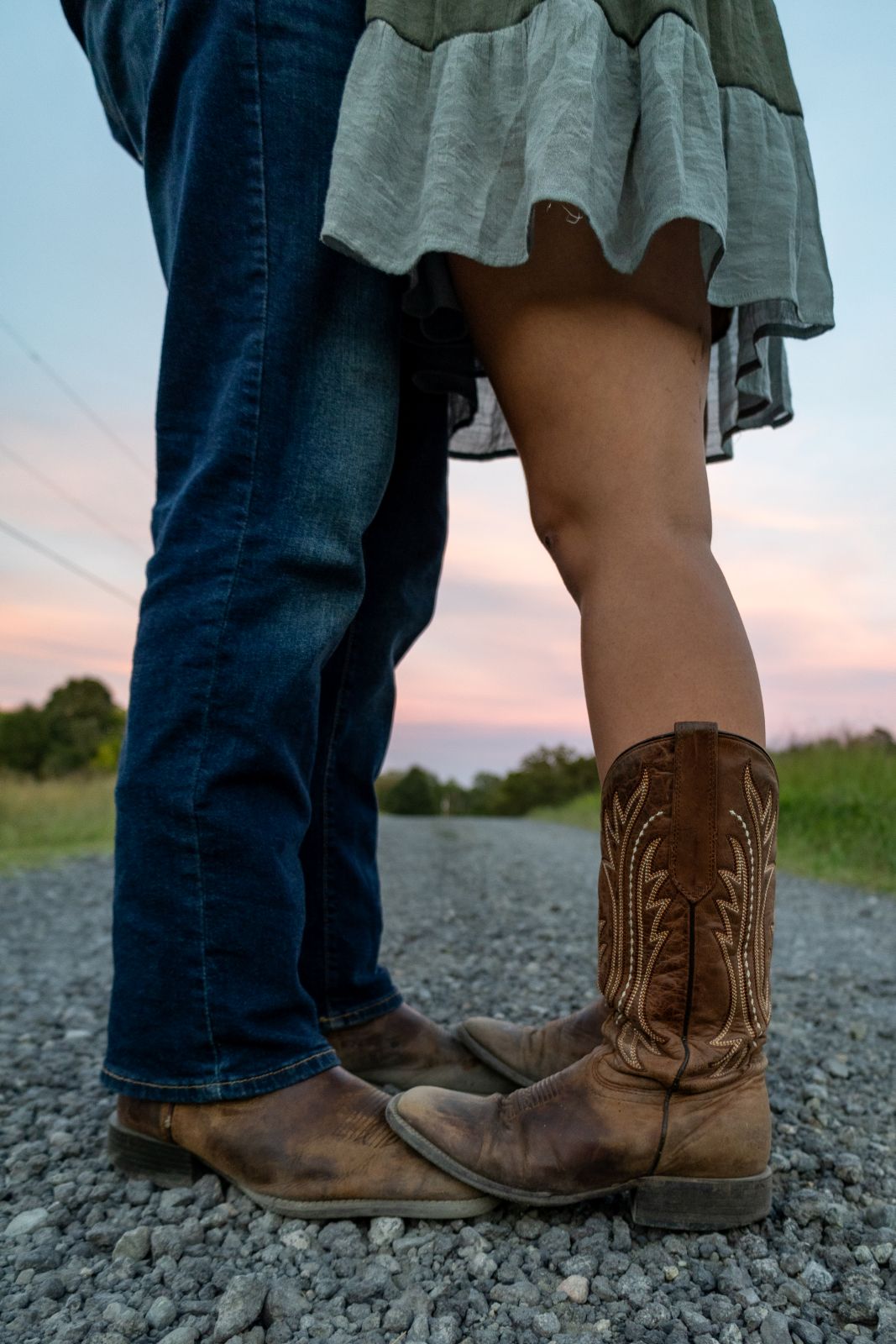 Light and airy couples photography