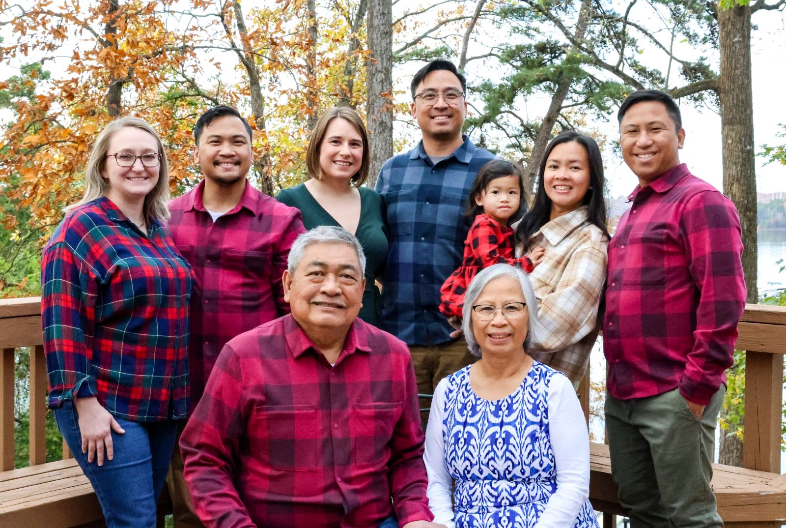 Family portrait capturing genuine connections and laughter