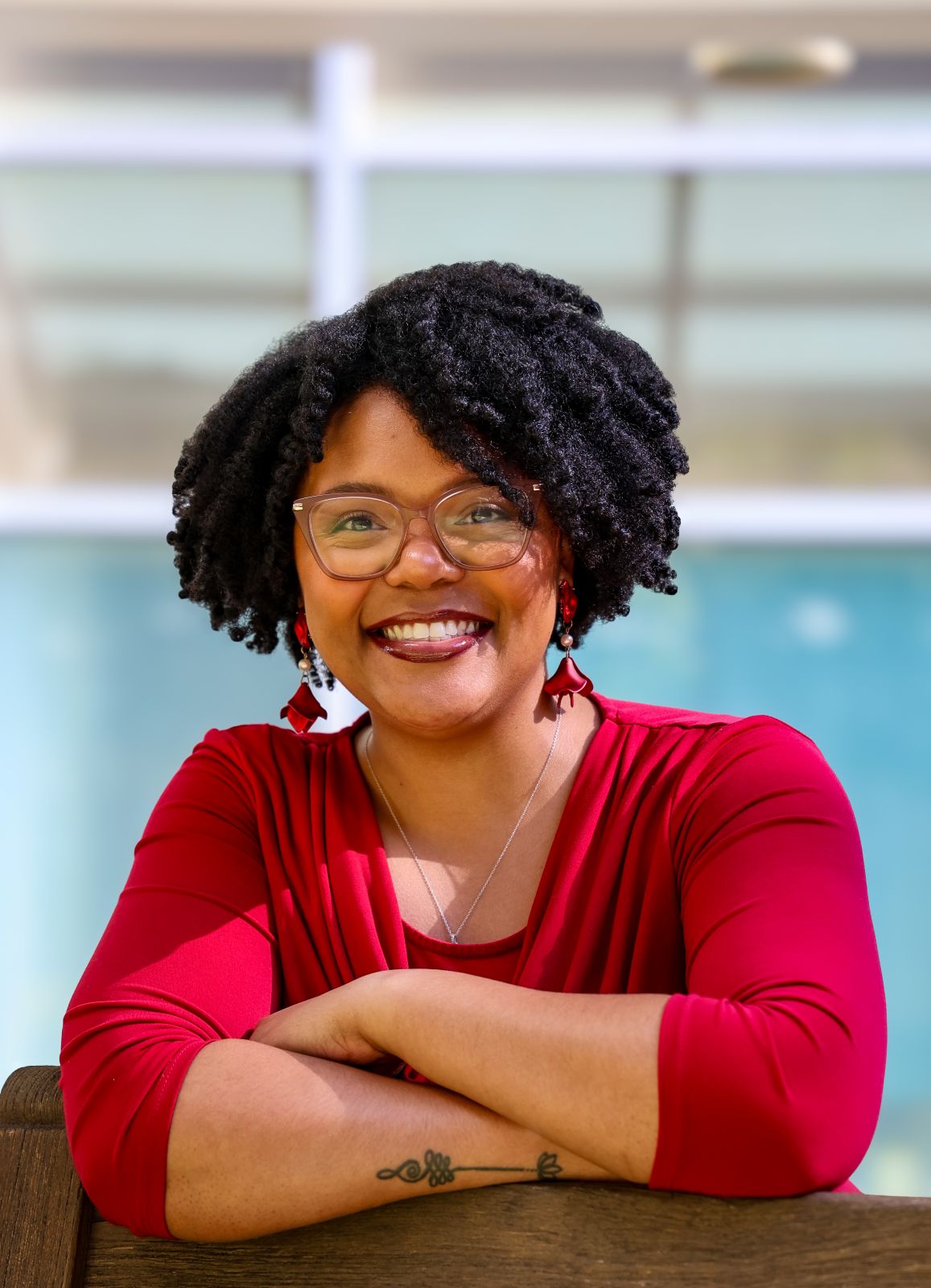 Professional business headshot with natural lighting